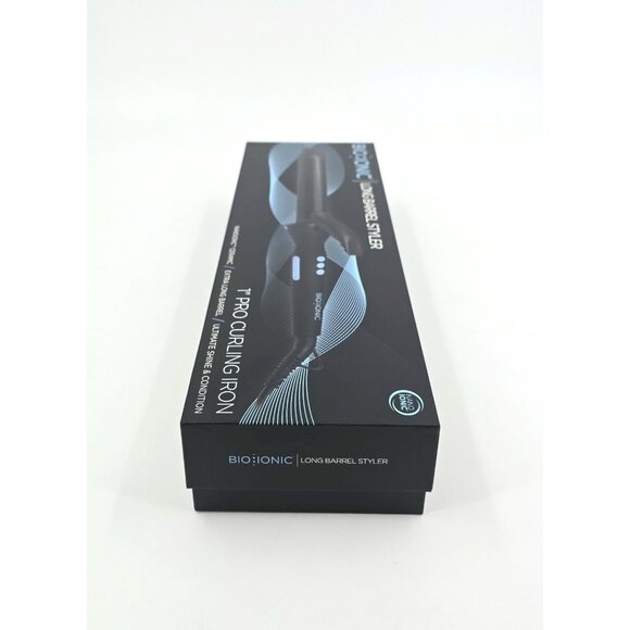 Bio Ionic 1" Long Barrel Styler Curling Iron Curling Wand with Adjustable Heat - Picture 11 of 11